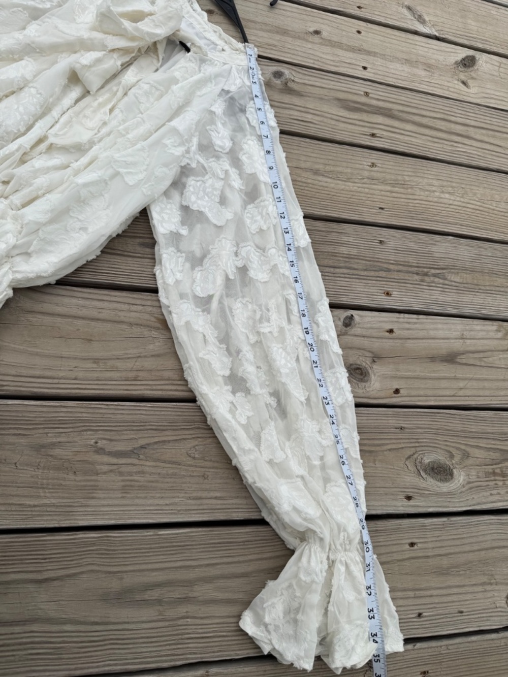 Gorgeous cream dress with wide sleeves, Missguided, size L, new with tags - Picture 10 of 12